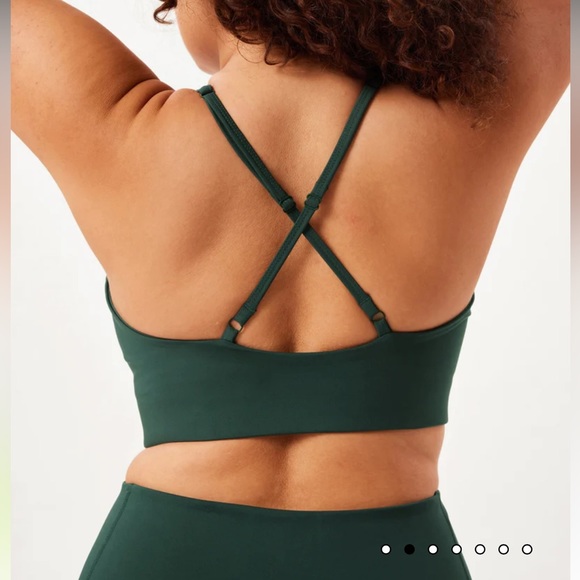 Girlfriend Collective Set Compressive High Rise Legging & Topanga Halter Bra NWT - Picture 7 of 14